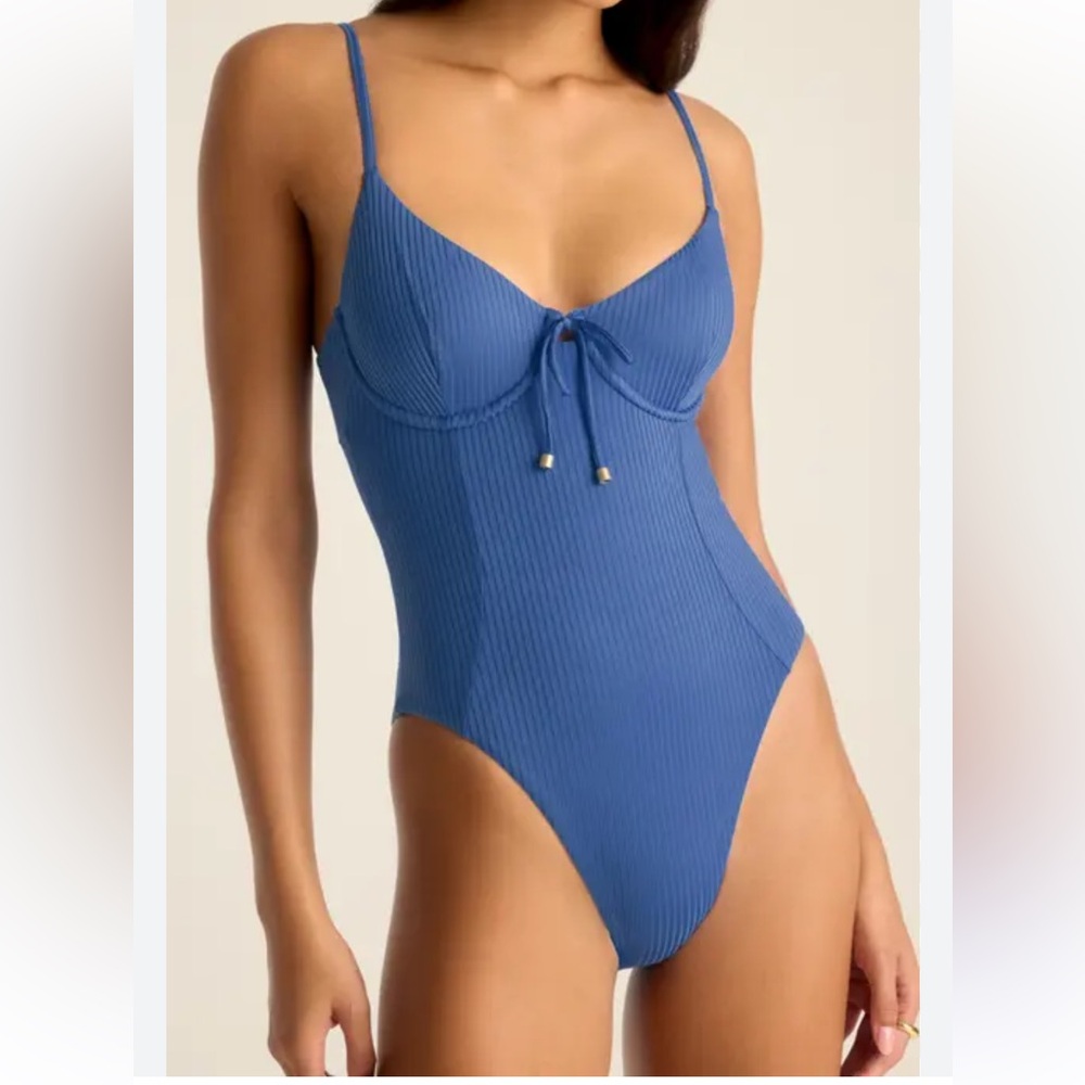 Vitamin A Blue One Piece Swimsuit